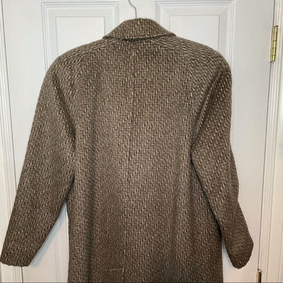 VINTAGE Edward Chapman 100% Mohair Long Peacoat 10 - Picture 4 of 12